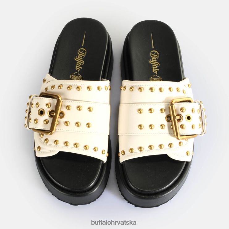 krema Buffalo noa rock slide sandale s platformom veganske |slajdova TDD6T157